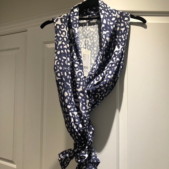 Max Mara Agosta Silk Crepe Top - Picture 5 of 5